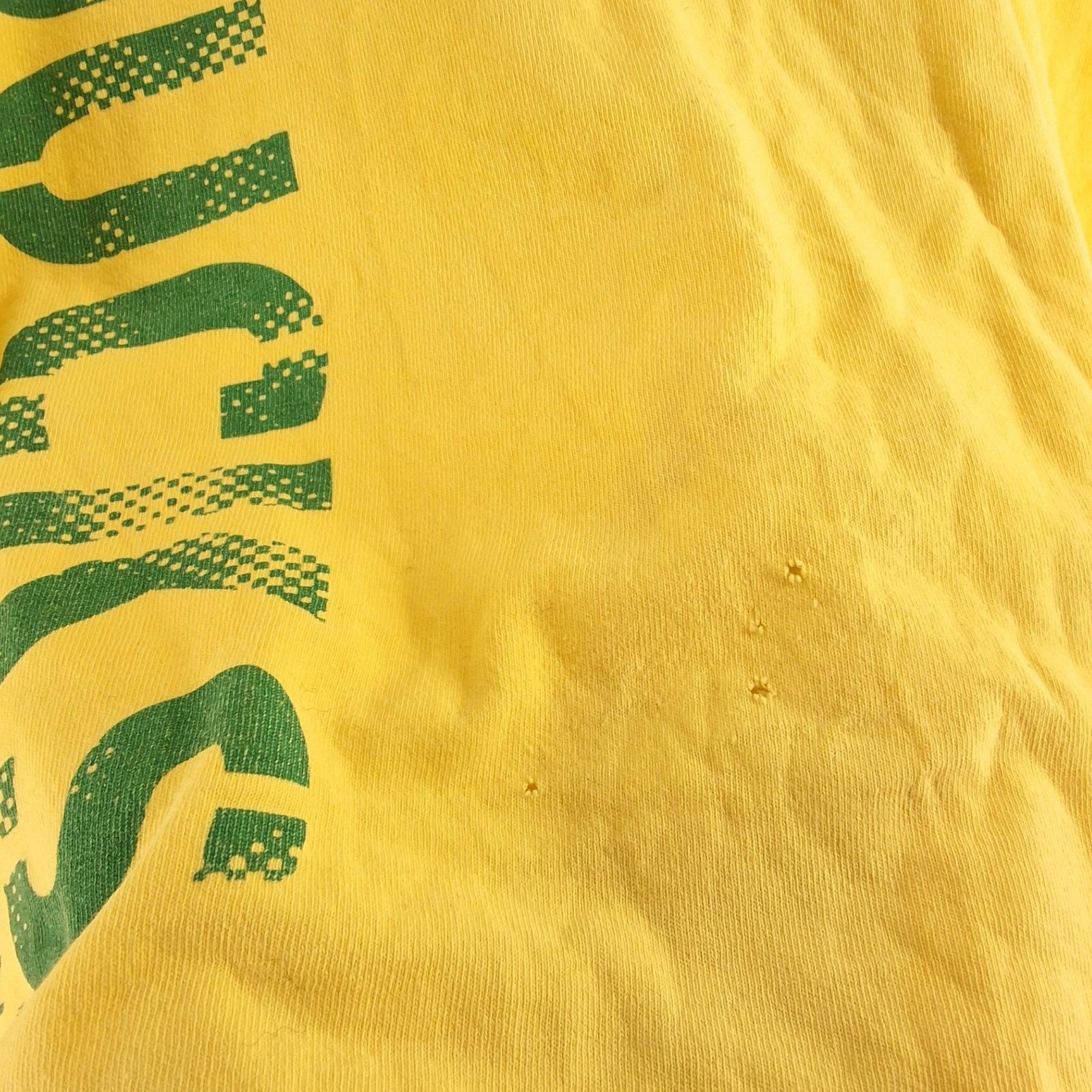 Vintage Campus One University of Oregon Ducks T-Shirt Yellow Large Go Ducks - View 3