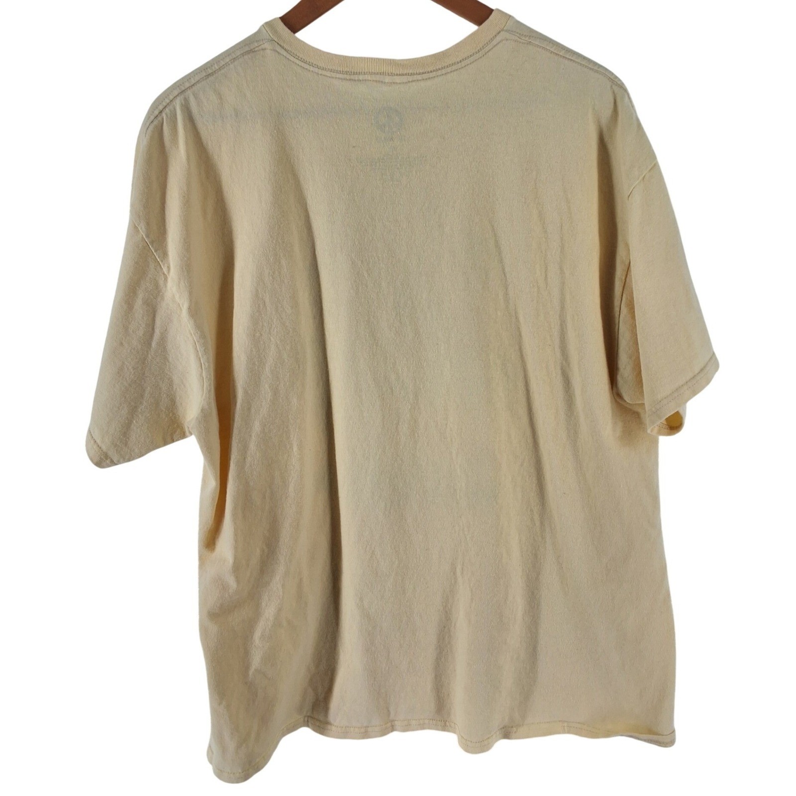 Of Mind Frog Graphic Tee Yellow 100% Organic Cotton XL - View 3