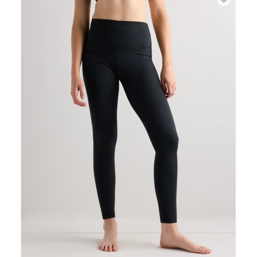 Quince Ultra-Soft High-Rise Pocket Legging Black Small 28 inseam New - View 3