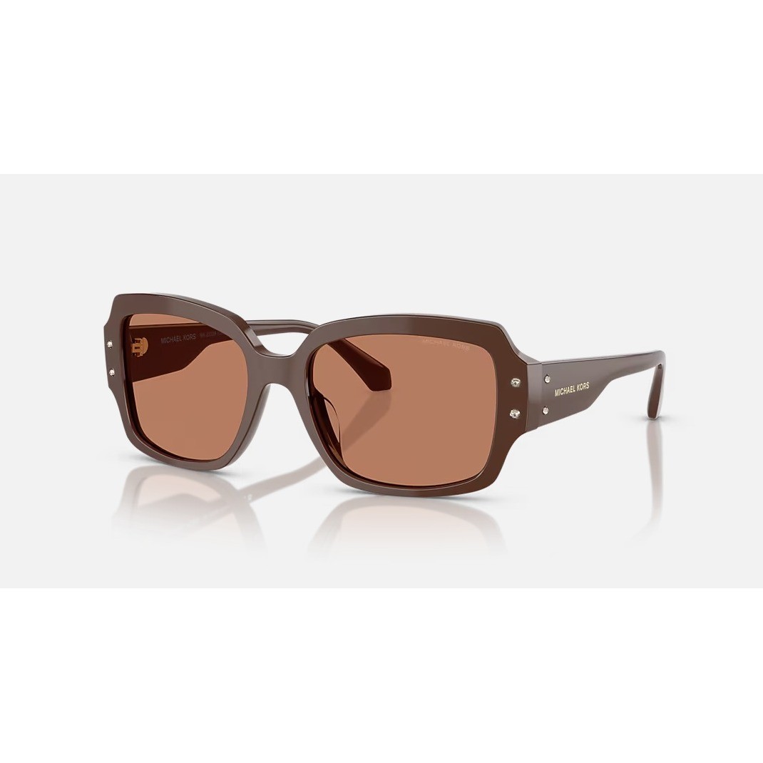 Michael Kors MK2233B Chatel Burgundy Square Sunglasses with Case and Cloth - View 5
