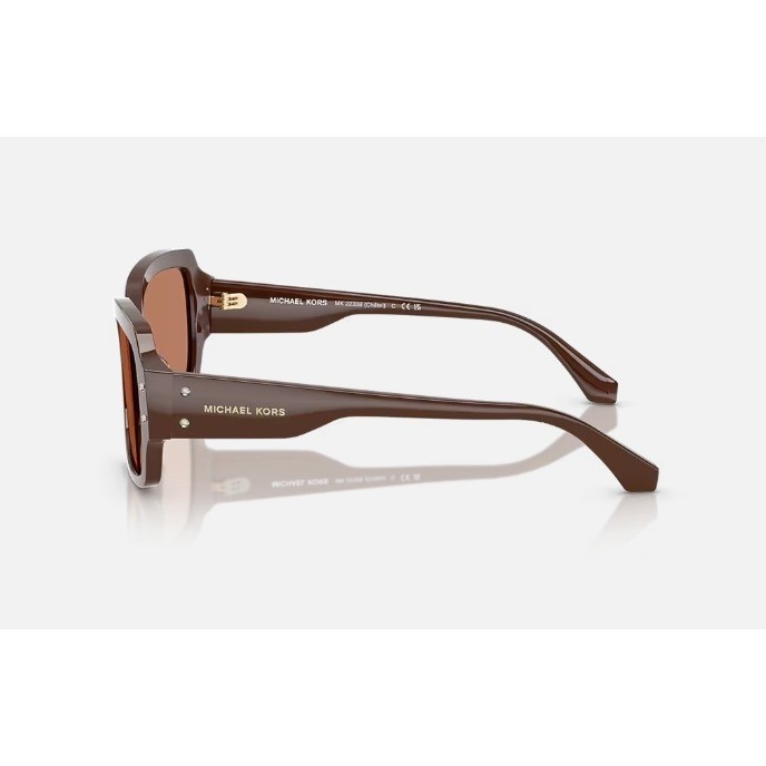 Michael Kors MK2233B Chatel Burgundy Square Sunglasses with Case and Cloth - View 7