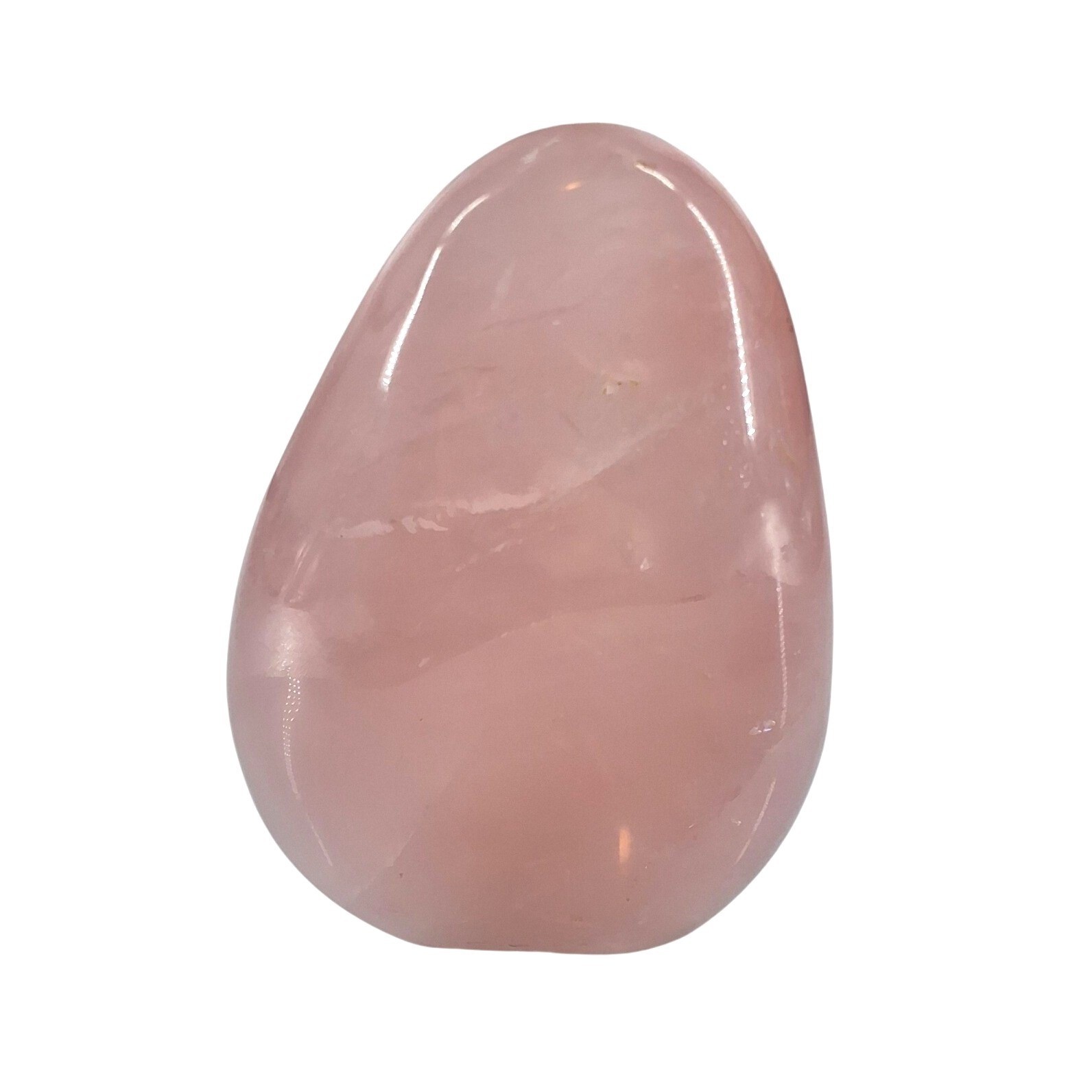 Polished Rose Quartz Freeform Crystal Standing Stone Pink Natural Specimen 5" - View 3