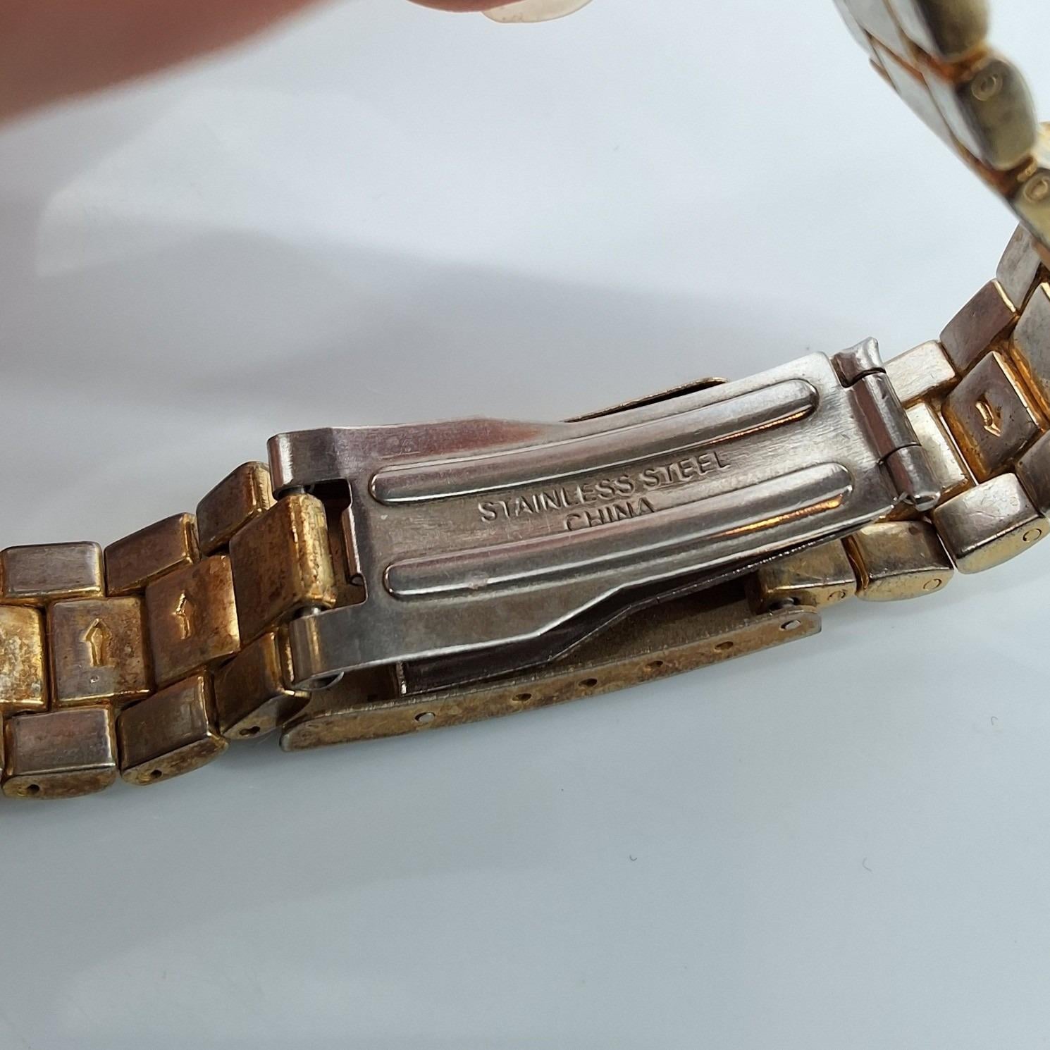 Disney Mickey Mouse Crystal Bezel Gold Tone Link Bracelet Watch MCK650 - View 4