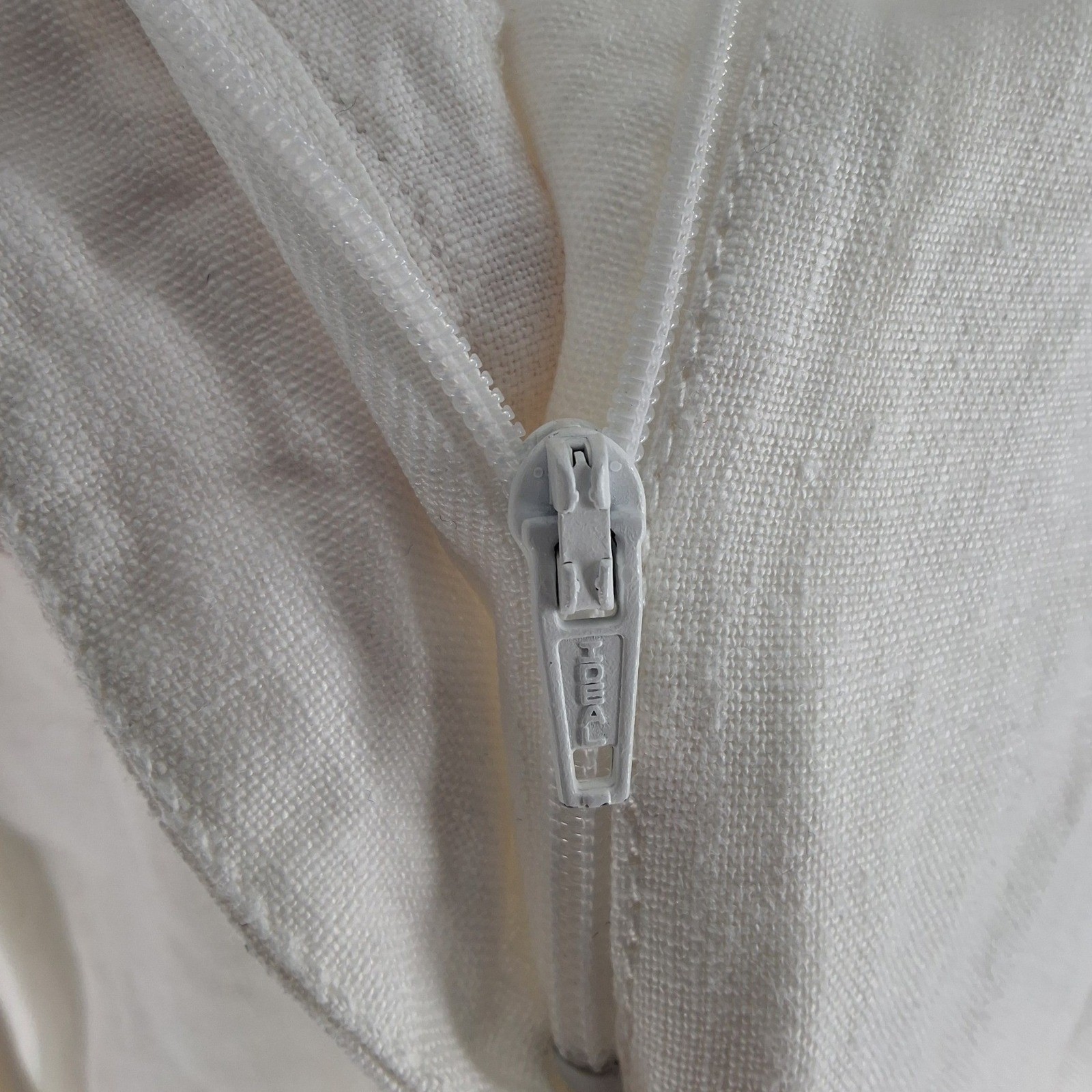 Chicos White 100% Linen Cropped Wide Leg Pants with Tie Belt Size 3 US 16 - View 4