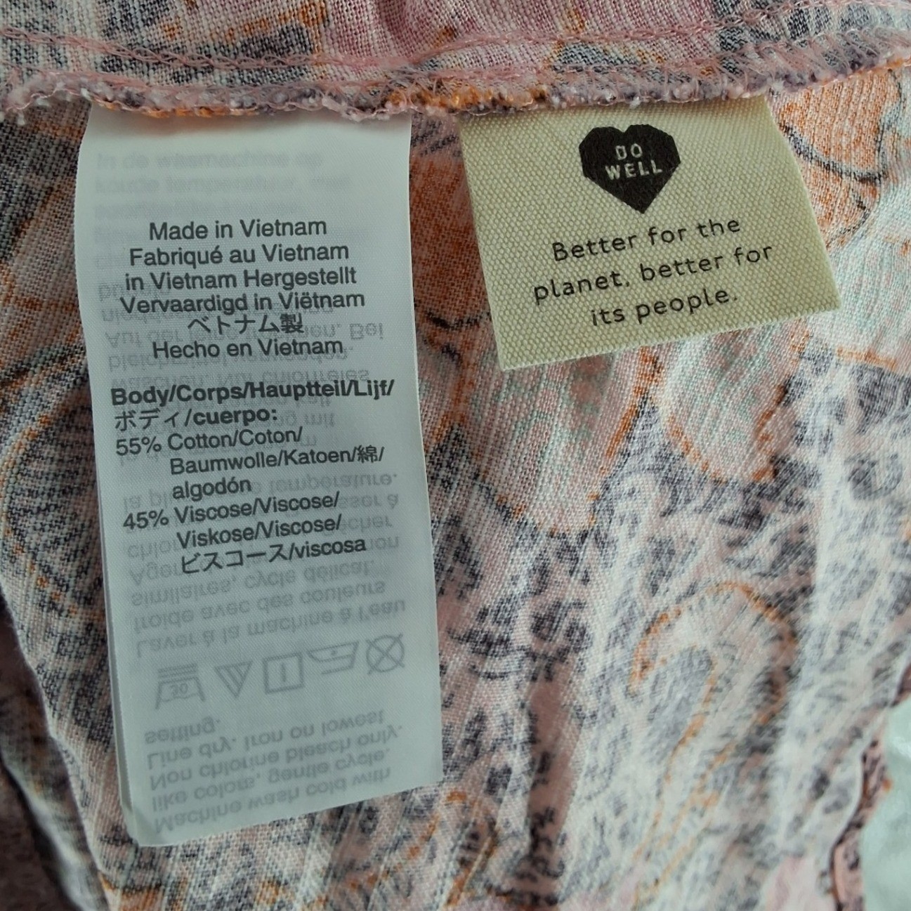 Madewell Bali Blooms Lace Up Ruffle Hem Midi Dress Size 8 Cotton Blend AO273 - View 5