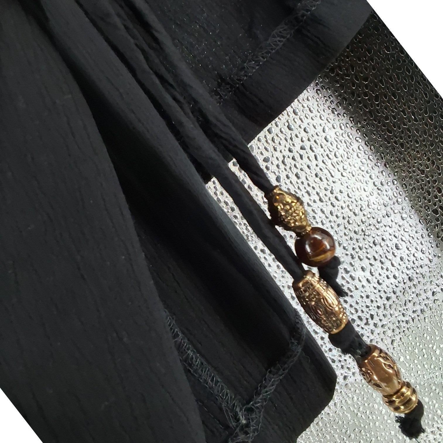 Sharon Anthony Woman 24W Vintage 3pc Skirt Set Abstract Gold Lurex Rayon USA - View 3