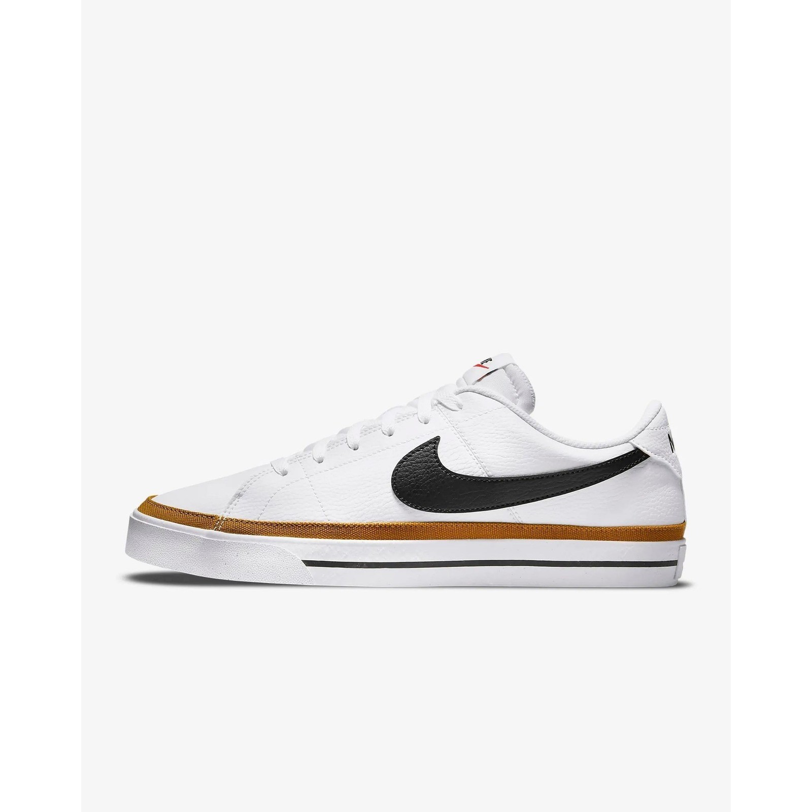 Nike Court Legacy Men's White Gold Sneakers DH3162-101 Size 9