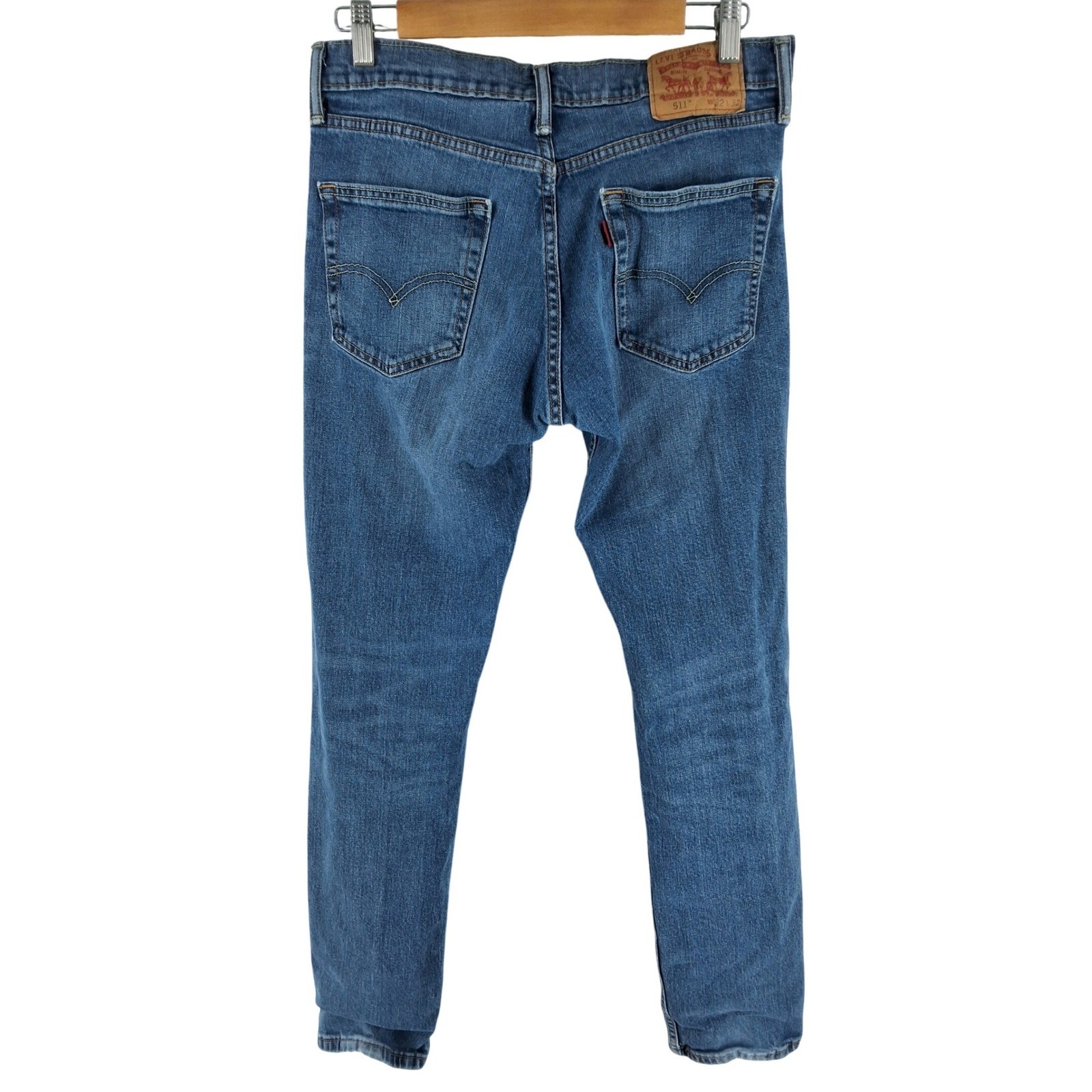 Levi's 511 Slim Fit Jeans Men's 32x32 Medium Wash Denim Pants - View 3