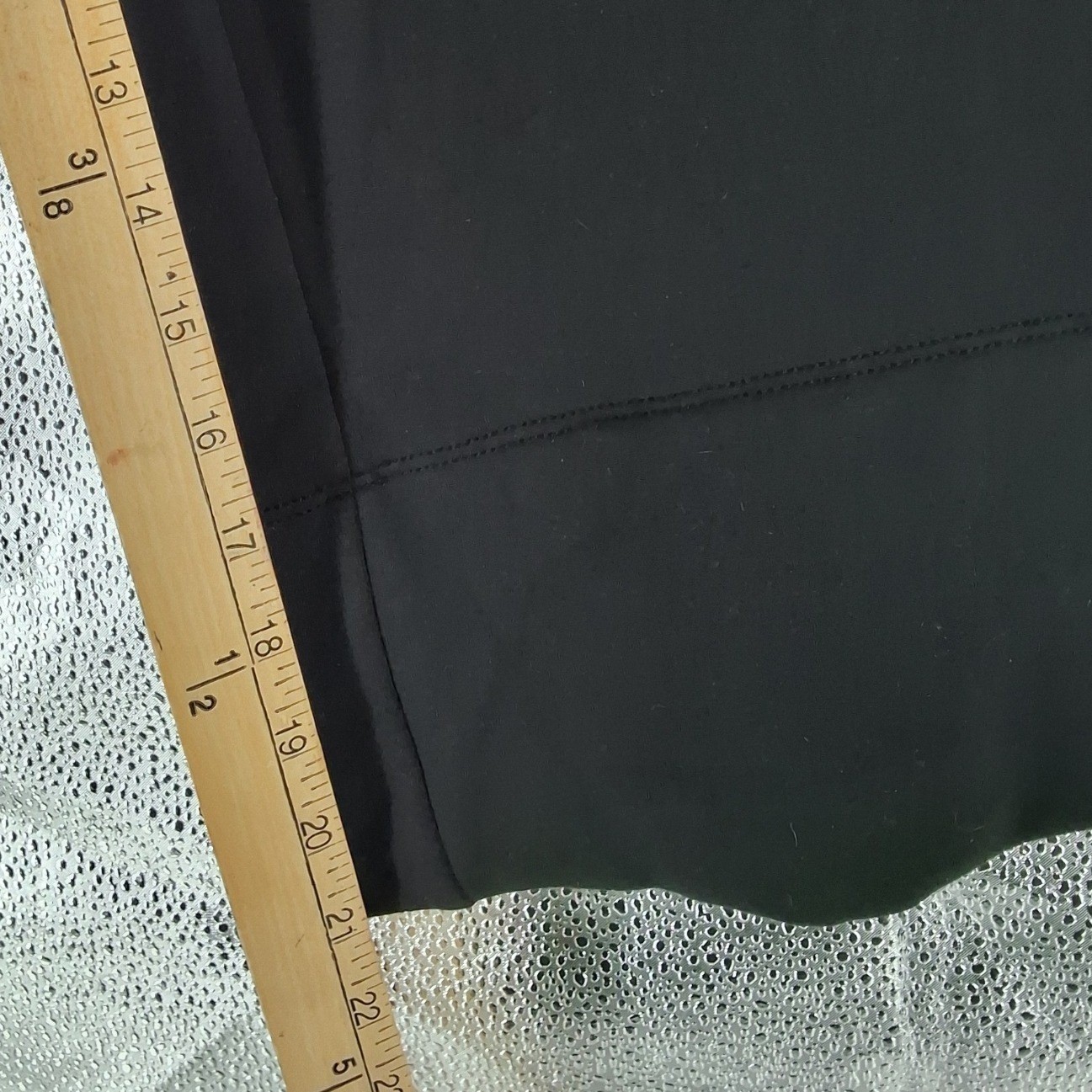 Quince Black SuperSoft Fleece Cropped Wide Leg Pants Small NWT - View 9