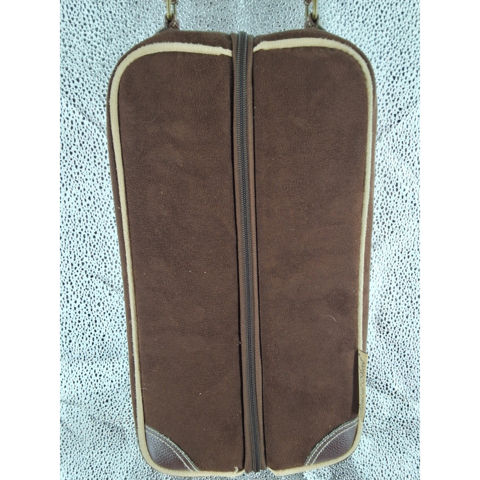 Picnic at Ascot Coffee Tea Travel Set Brown Insulated Case Flask Mugs Spoons - View 5