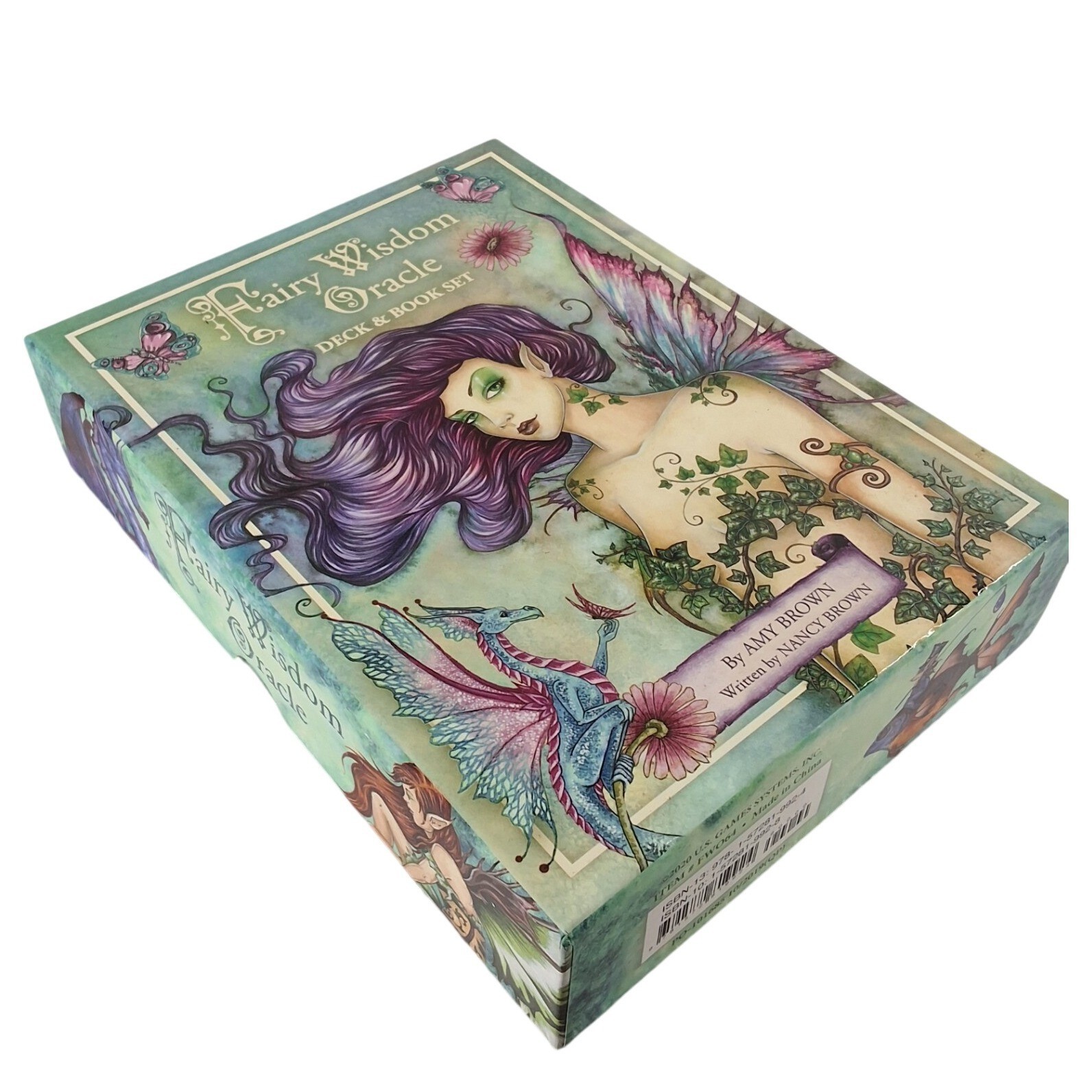 Fairy Wisdom Oracle Deck and Book Set Amy Brown 64 Cards Hardback Book FW64