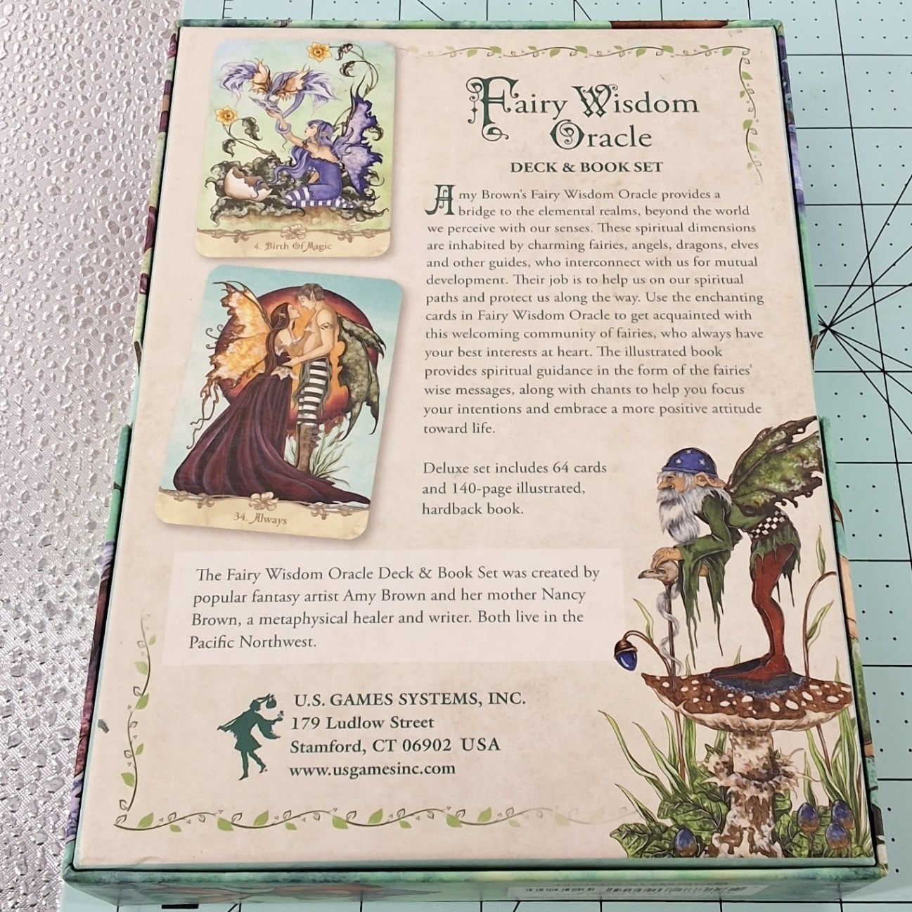 Fairy Wisdom Oracle Deck and Book Set Amy Brown 64 Cards Hardback Book FW64 - View 3