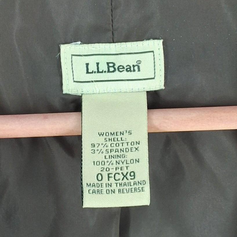 L.L. Bean Chocolate Brown Corduroy Equestrian Blazer Jacket 20 Petite XL