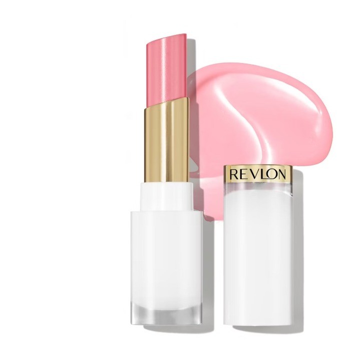 Revlon Super Lustrous Glass Shine Lip Balm 002 Pink Flip High Shine 0.11oz New
