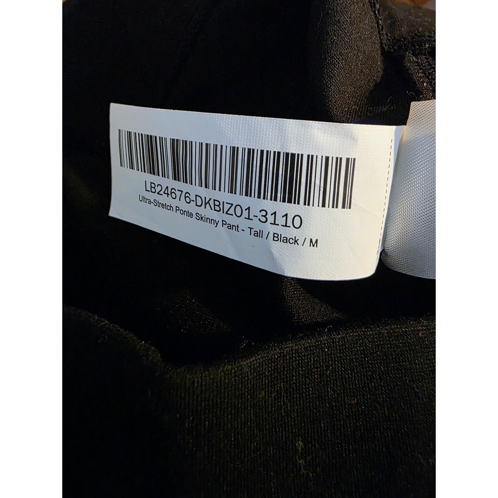 New Quince Ultra-Stretch Ponte Skinny Pant Black Tall Medium - View 4