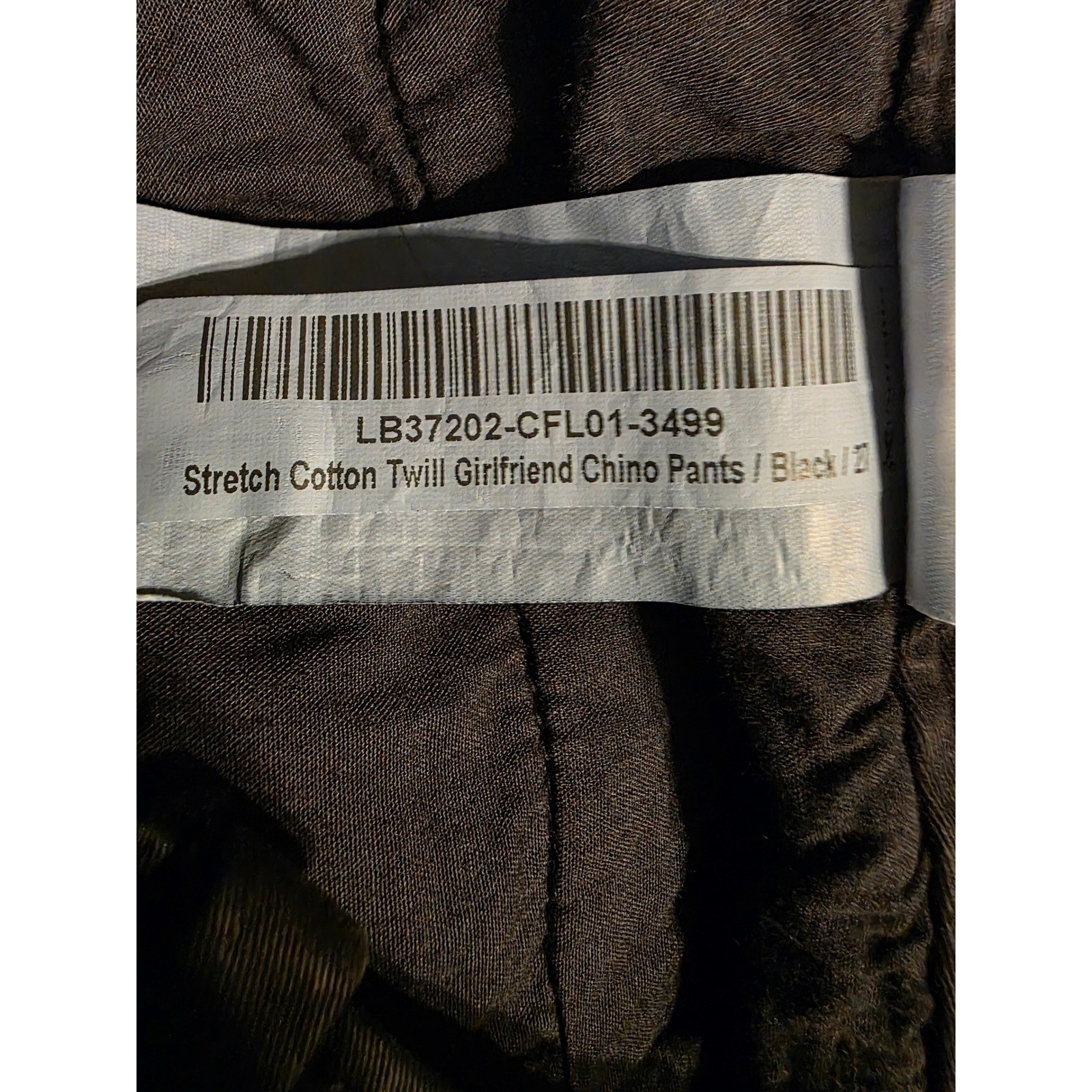 New Quince Stretch Organic Cotton Twill Girlfriend Chino Pants Black Medium - View 4