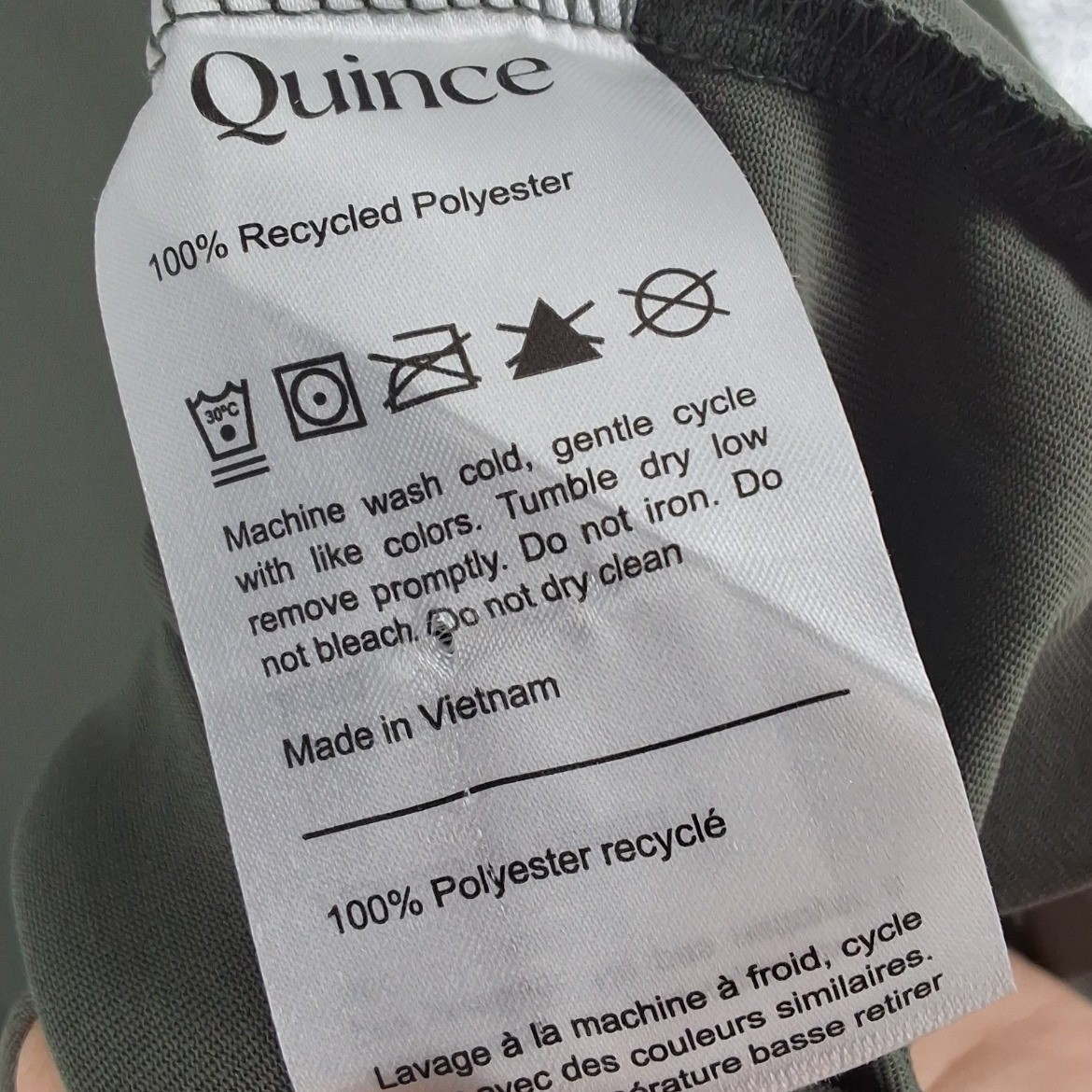 Quince Ultra-Soft Tencel Modal Long Sleeve Tee Heritage Olive Green XXL NWT - View 5