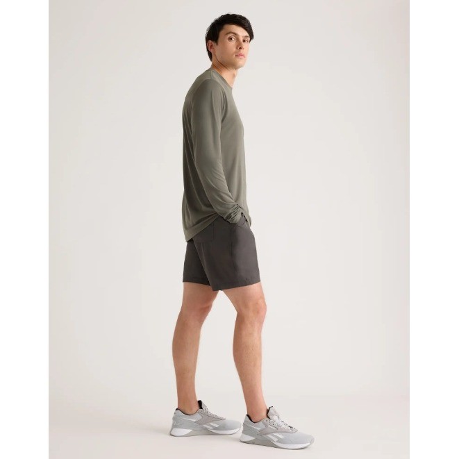 Quince Ultra-Soft Tencel Modal Long Sleeve Tee Heritage Olive Green XXL NWT - View 6