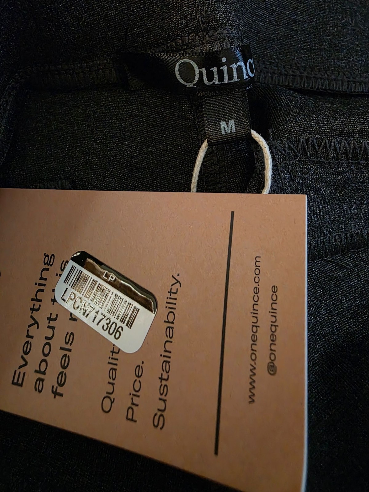 New Quince Ultra-Stretch Ponte Bootcut Pant Petite Charcoal M - View 3