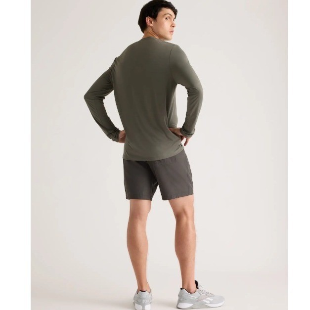 Quince Ultra-Soft Tencel Modal Long Sleeve Tee Heritage Olive Green XXL NWT - View 11