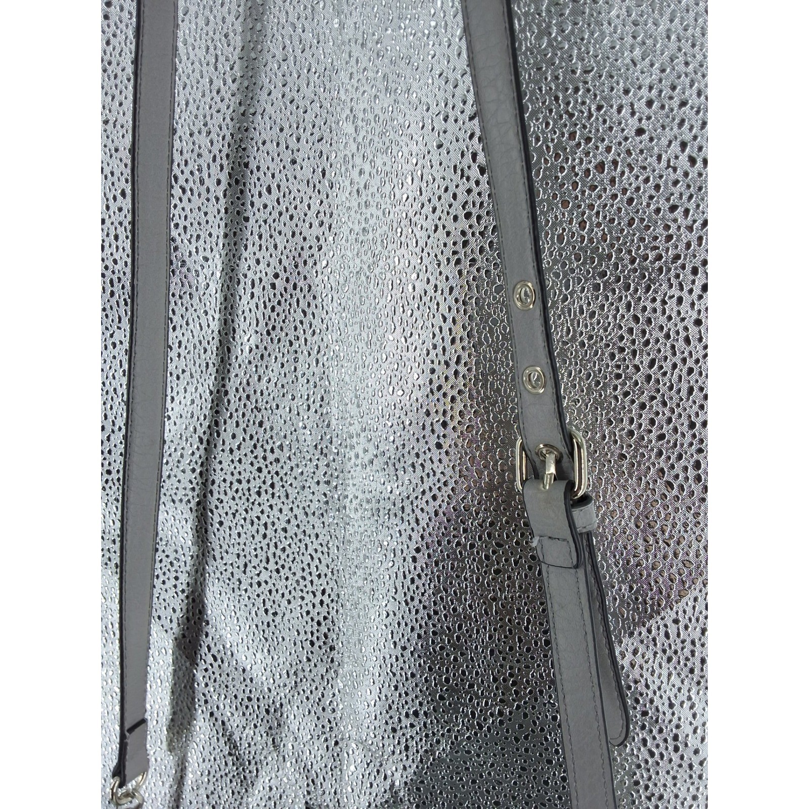 Juicy Couture Gray Faux Leather Crossbody Bag Detachable Pouch Wristlet - View 21