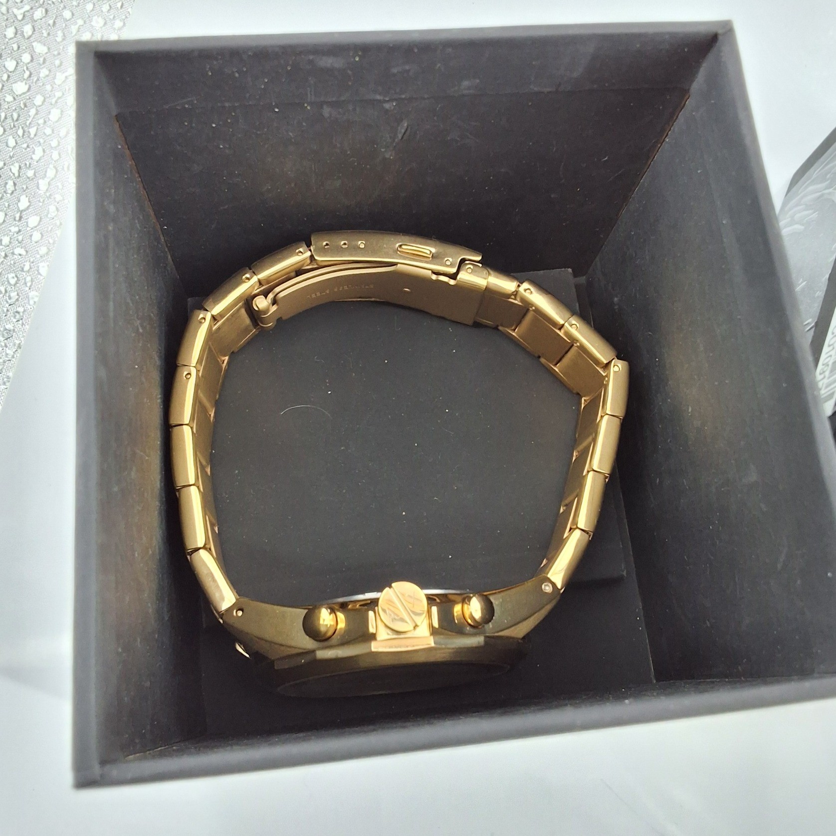 Armani Exchange Men's AX2602 Drexler Gold Watch Untested For Parts Box - View 11