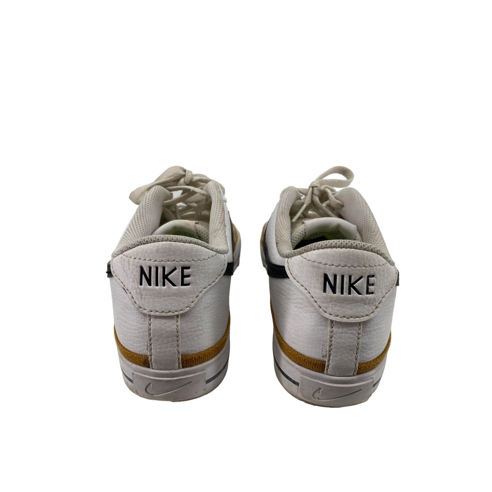 Nike Court Legacy Men's Shoes White Gold Sneakers DH3162-101 Size 9 - View 6