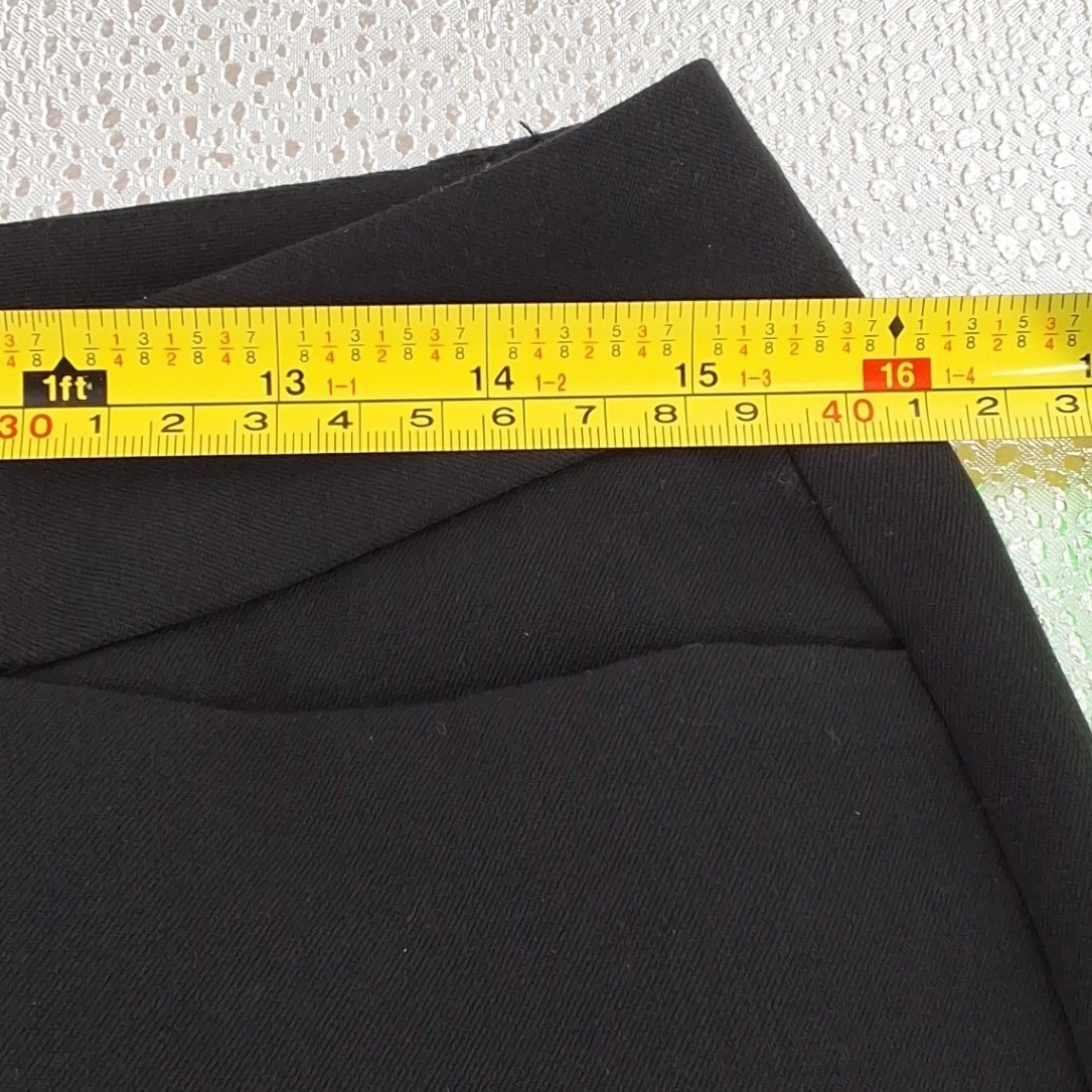 Old Navy Harper Trouser Pants Womens 4 Black Straight Leg Career Office Slacks - View 8