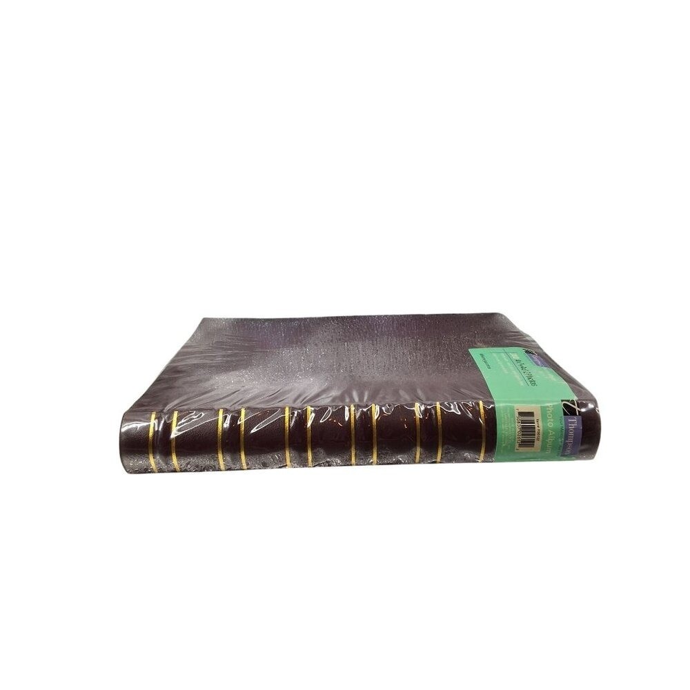 Thompson Brown Photo Album For 300 4"x6" Or 4"x12" Photos Acid-Free Slip-In Pock - View 5