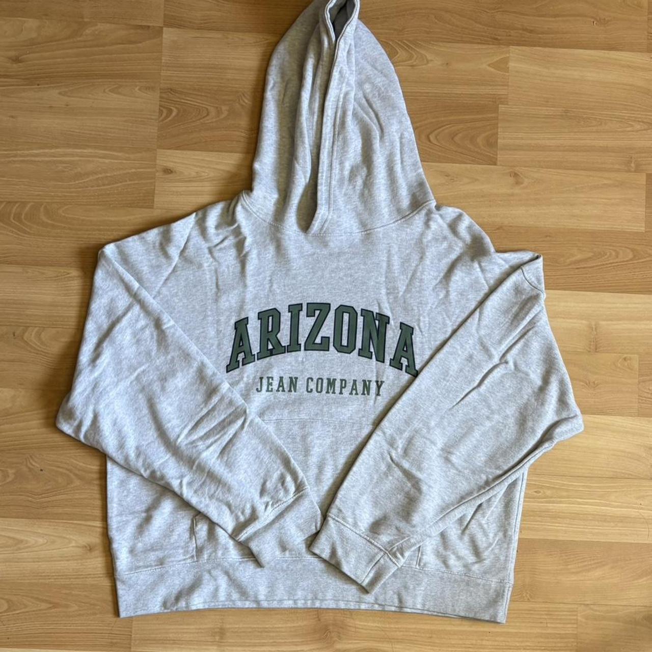 Arizona Jean Co Mens Hoodie L Burgundy Red Pullover Fleece Sweatshirt - View 9