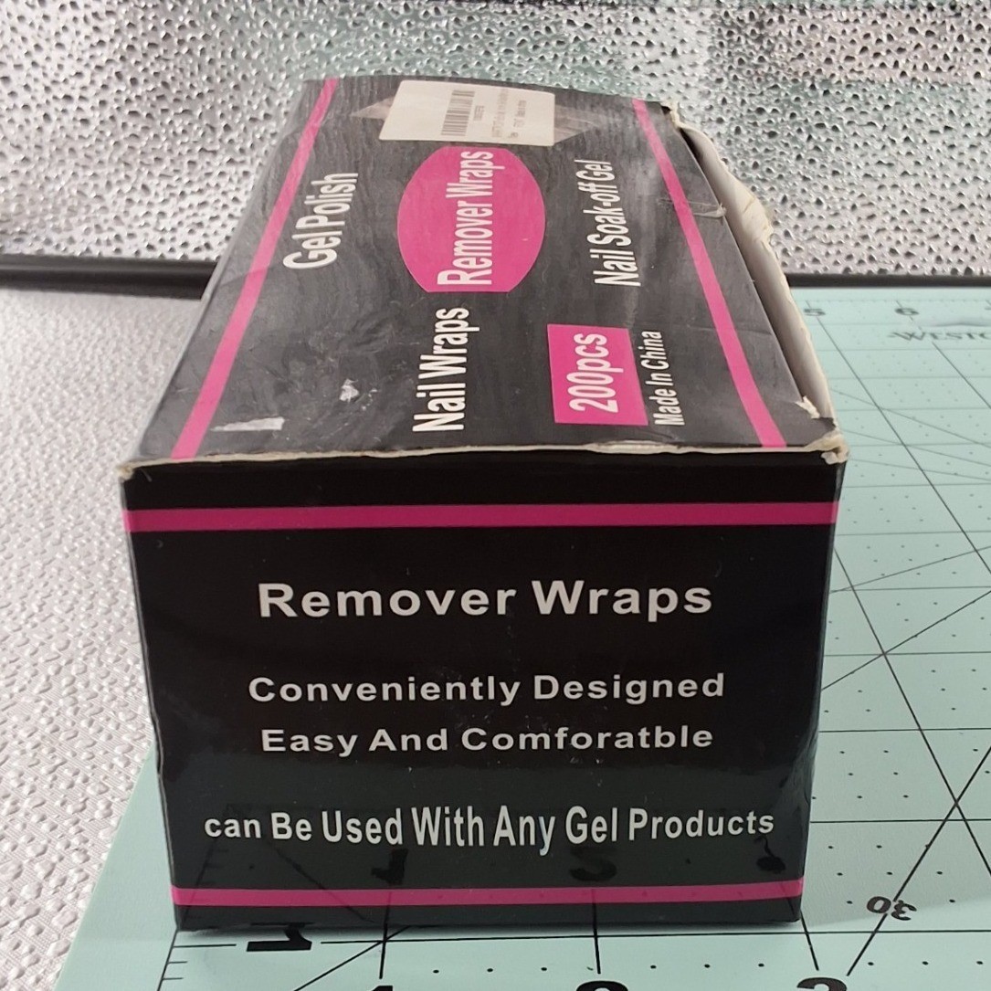 Makartt 200pcs Nail Gel Polish Remover Foil Wraps Soak Off Cotton Pads Set F0347 - View 3