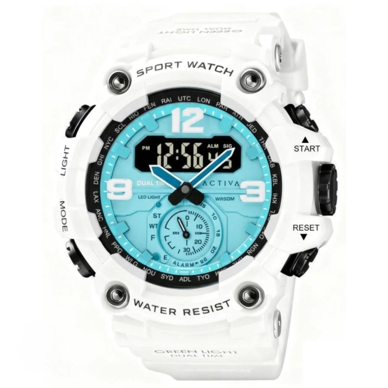 Game Theory Radioactive Digital Watch Neon Green Translucent Chronograph Box Tin - View 12