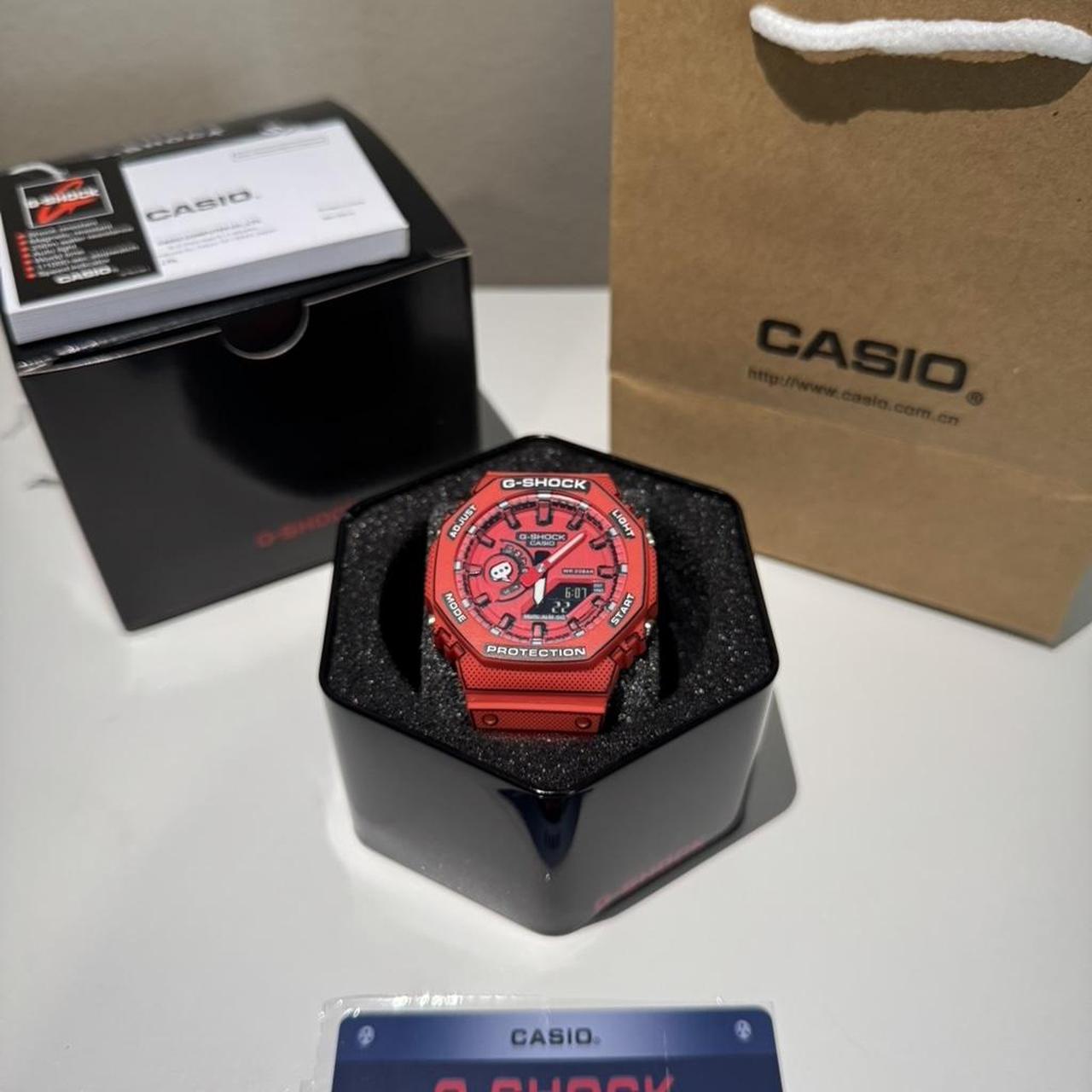 Game Theory Radioactive Digital Watch Neon Green Translucent Chronograph Box Tin - View 14