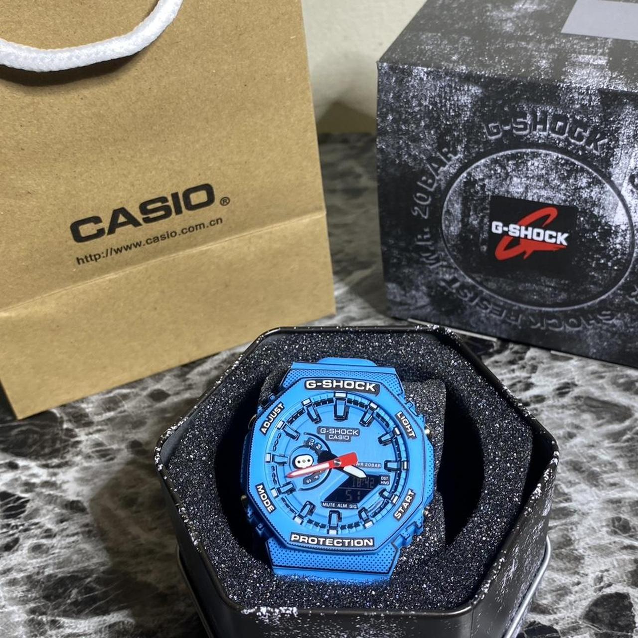 Game Theory Radioactive Digital Watch Neon Green Translucent Chronograph Box Tin - View 18