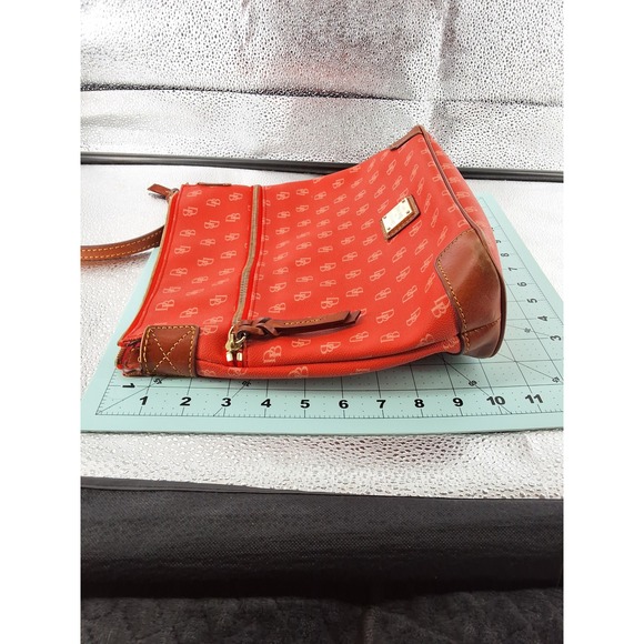 Dooney & Bourke Orange Signature Monogram Crossbody Bag & Wallet Set AS IS - View 15