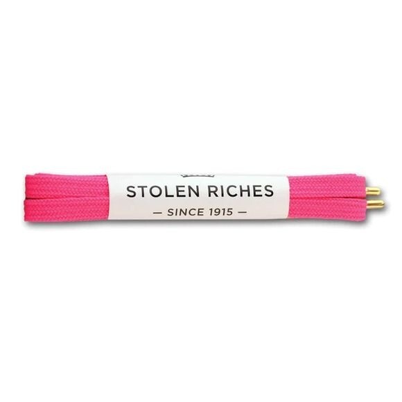 Stolen Riches Poona Pink Sneaker Shoe Laces 45"