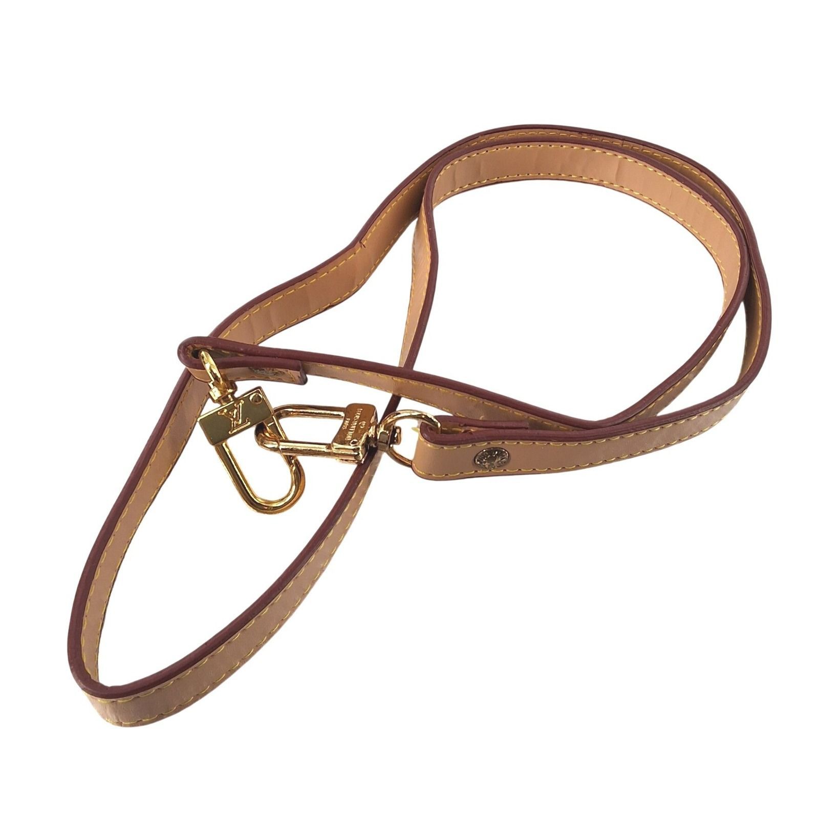 Louis Vuitton Vachetta Leather Crossbody Shoulder Strap Gold Hardware Tan - View 6