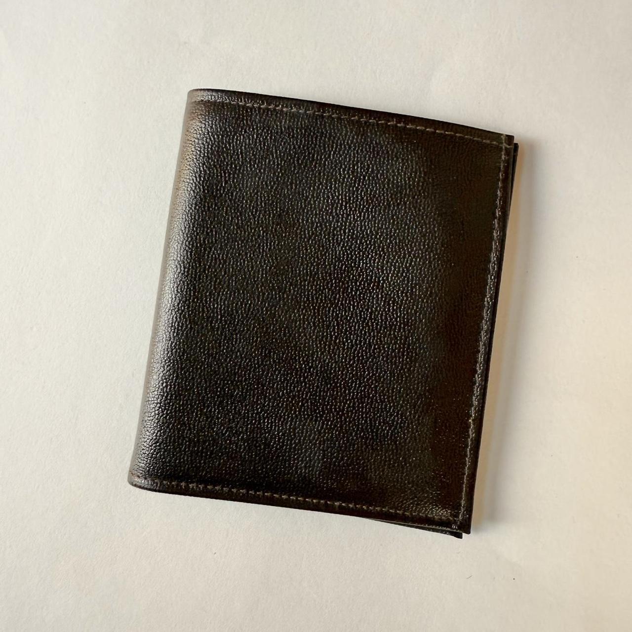 Vintage Black Eel Skin Card Holder Minimalist Slim Wallet Paneled Unisex - View 7
