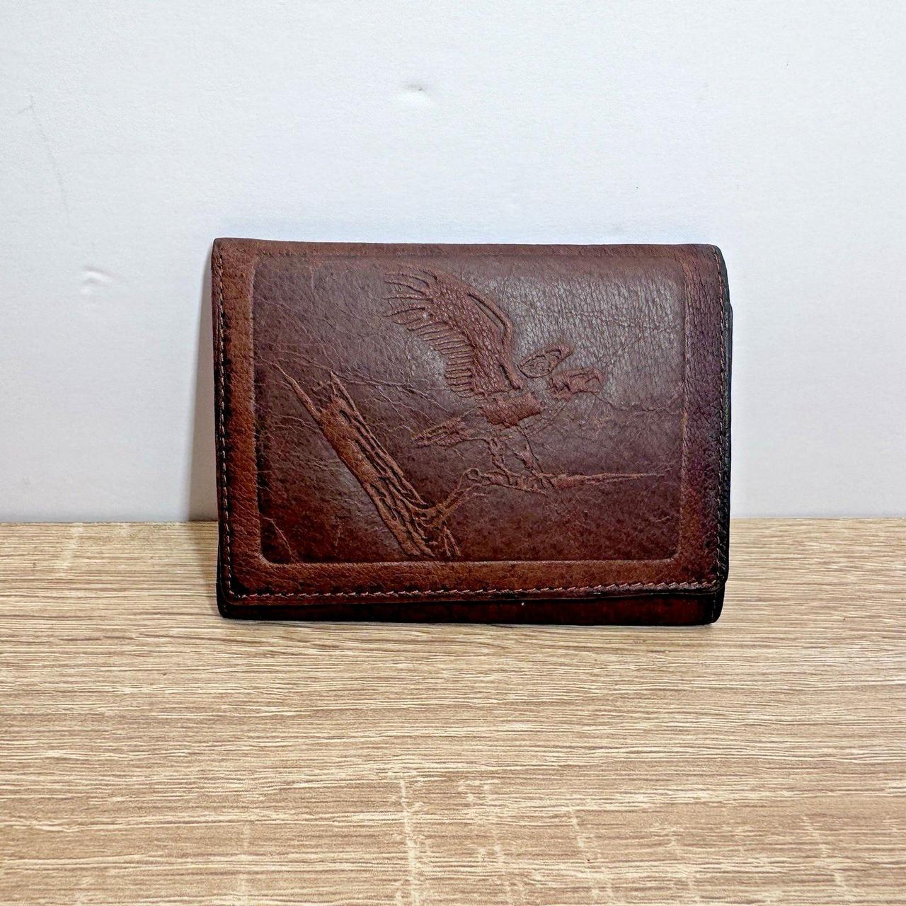 Vintage Black Eel Skin Card Holder Minimalist Slim Wallet Paneled Unisex - View 19