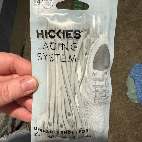 Hickies Inc H2 14 Pack Shoe Laces White New - View 5