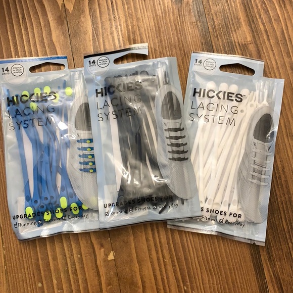 Hickies Inc H2 14 Pack Shoe Laces White New - View 10