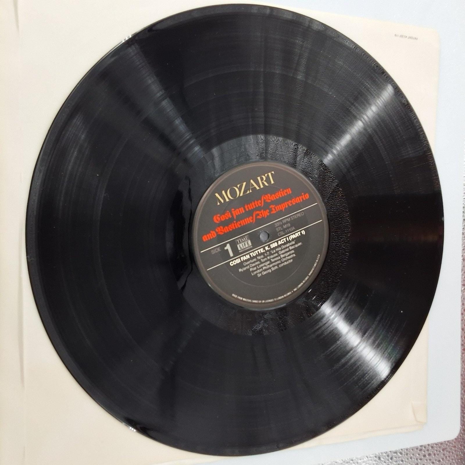Mozart Cosi Fan Tutte Opera 5 Vinyl LP Box Set Time Life STL-M19 Booklet - View 5