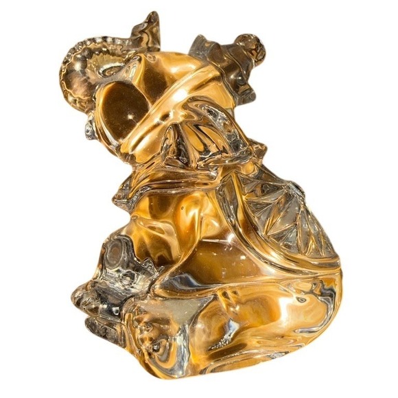Princess House Blown Glass Pear Figurine Paperweight 3 Inch Clear Fruit‎ Decor - View 11