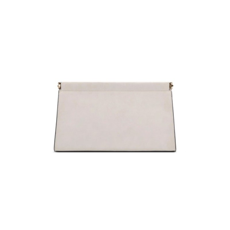 INC Cleeo Chevron Clutch Tan Gold Frame Handbag NWT‎ - View 4