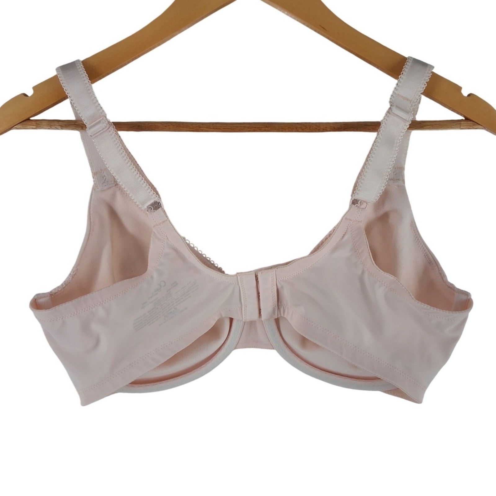 Olga Luxury Lift Underwire Bra 35063 38DD Pale Pink Full Figure Lace - View 4
