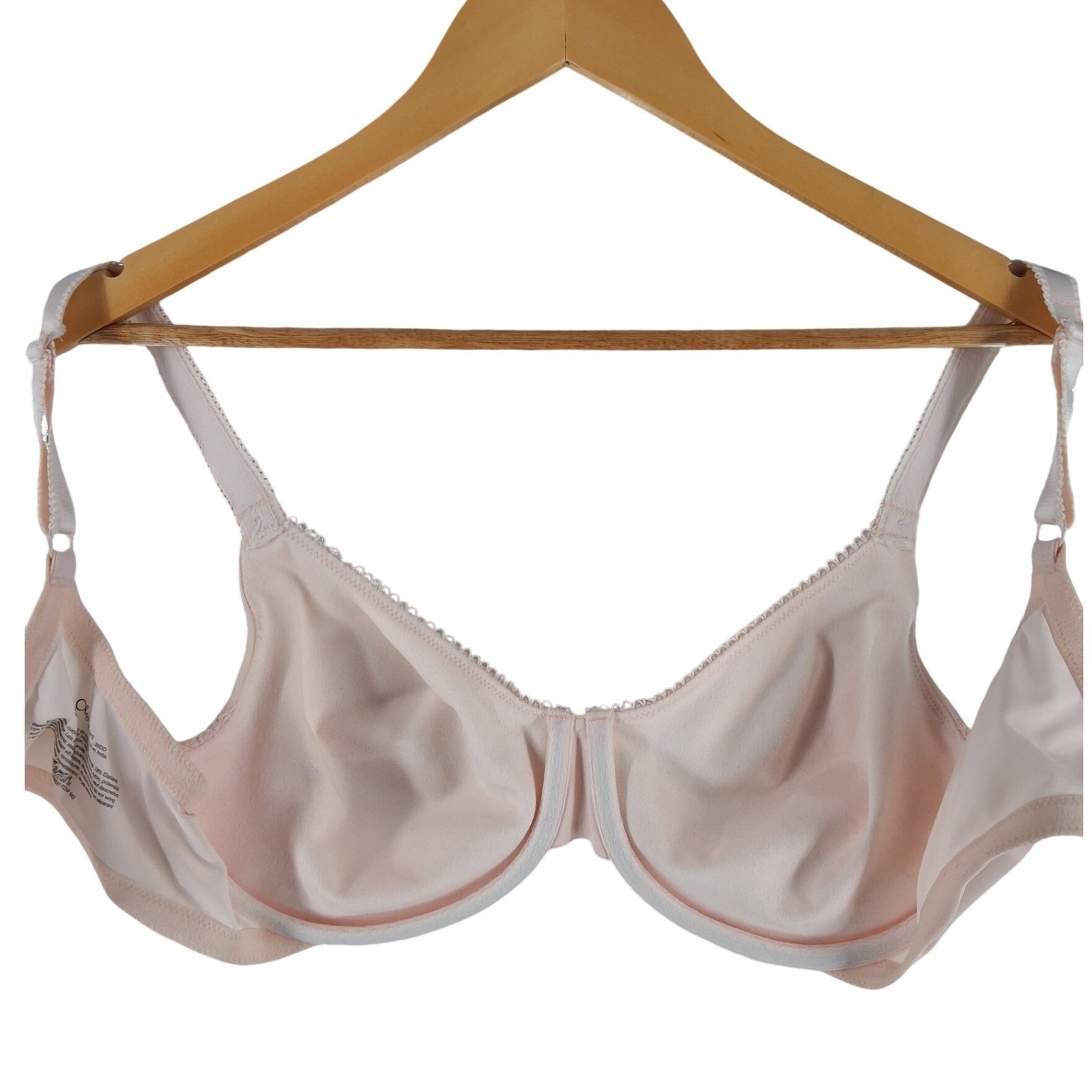 Olga Luxury Lift Underwire Bra 35063 38DD Pale Pink Full Figure Lace - View 7