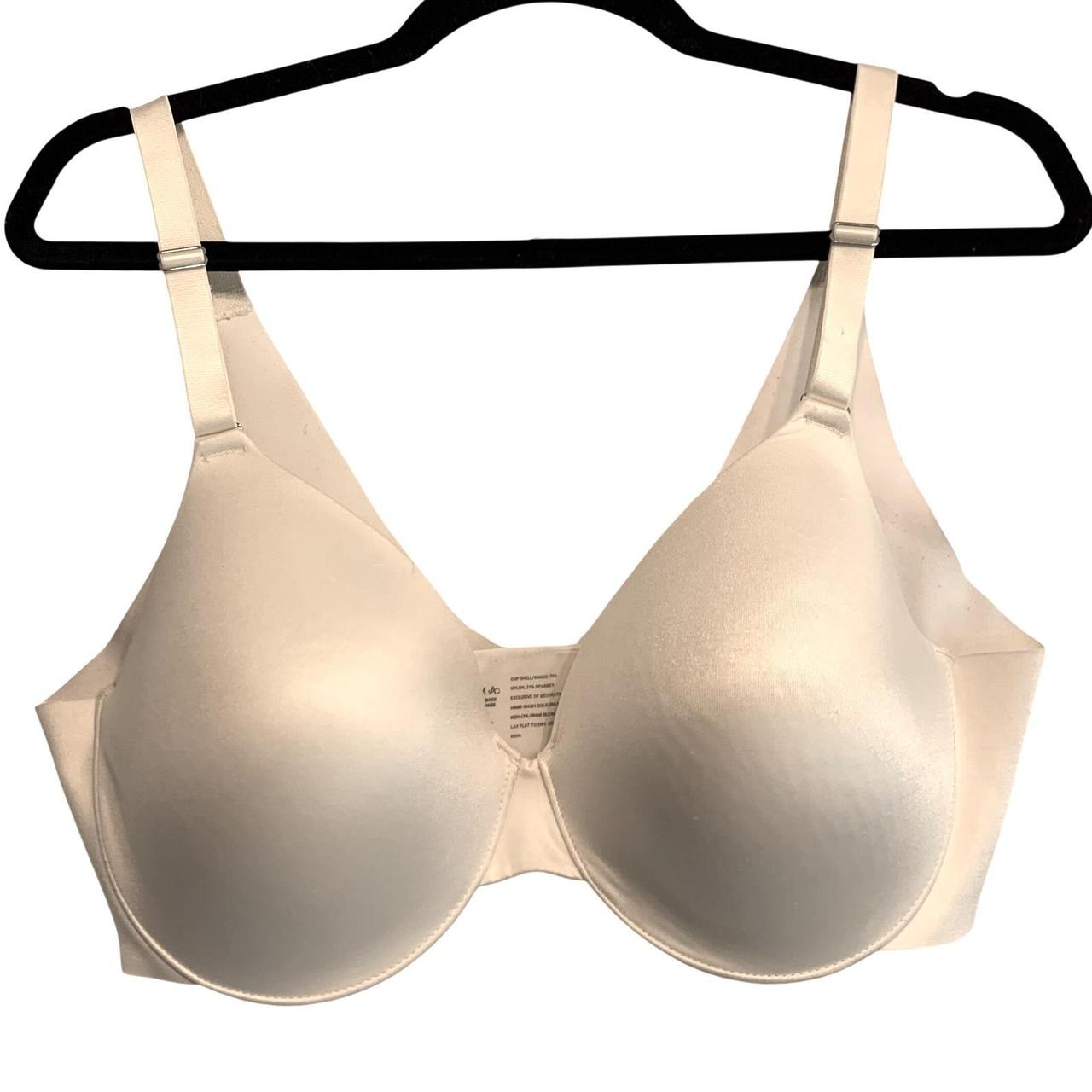 Olga Luxury Lift Underwire Bra 35063 38DD Pale Pink Full Figure Lace - View 8