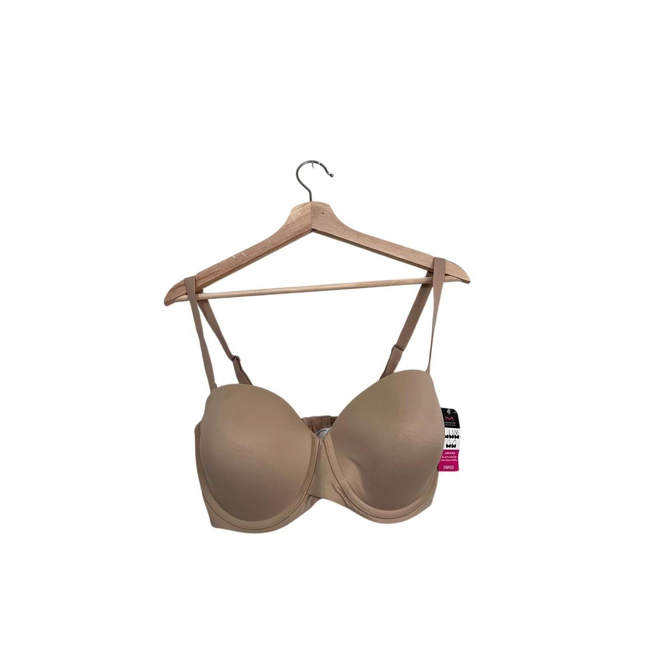 Olga Luxury Lift Underwire Bra 35063 38DD Pale Pink Full Figure Lace - View 9