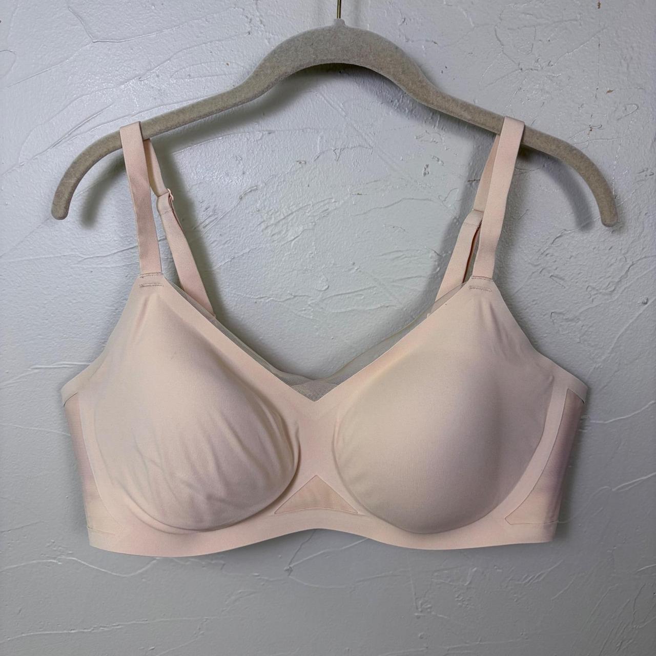 Olga Luxury Lift Underwire Bra 35063 38DD Pale Pink Full Figure Lace - View 11