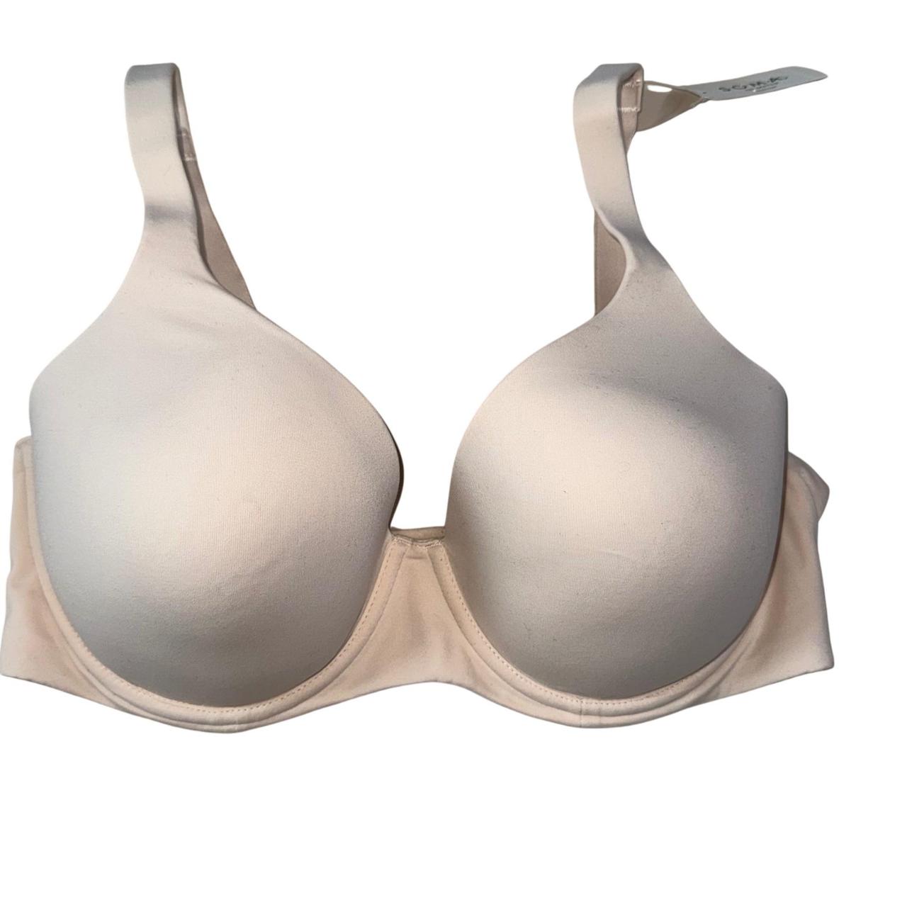Olga Luxury Lift Underwire Bra 35063 38DD Pale Pink Full Figure Lace - View 12
